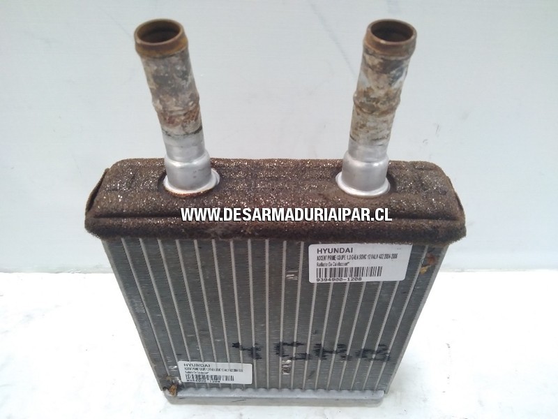 Radiador Calefaccion HYUNDAI ACCENT PRIME COUPE 1 3 G4EA SOHC 12 VALV