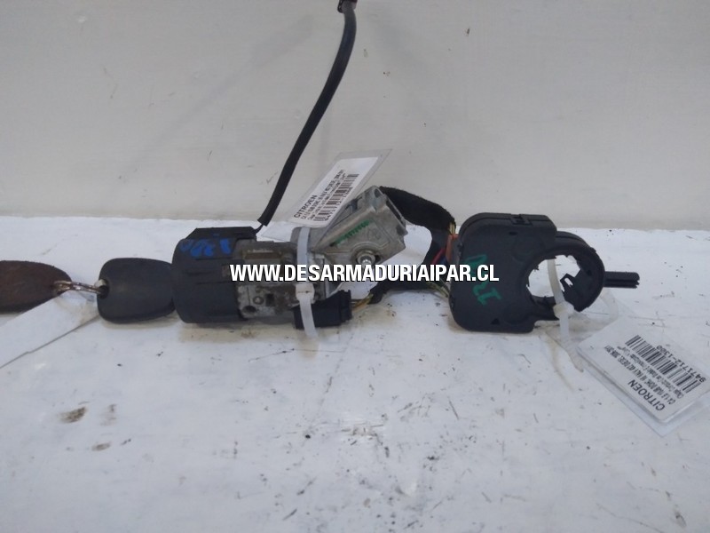 Chapa Contacto Con Modulo E Inmovilizador Y Llave Citroen C