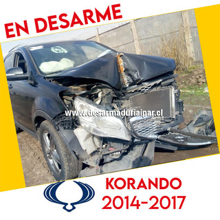 Repuestos y Desarmaduria SSANGYONG KORANDO 2.0 D20DT DOHC 16 VALV 4X4 DIESEL 2014 2015 2016 2017