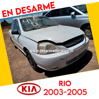 Repuestos y Desarmaduria KIA RIO 1.3 A3E SOHC 8 VALV 4X2 2003 2004 2005