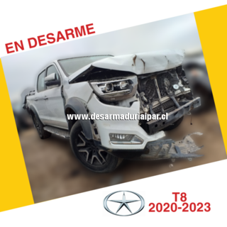 Repuestos y Desarmaduria JAC T8 2.0 HFC4DB2 DOHC 16 VALV 4X2 DIESEL 2020 2021 2022 2023