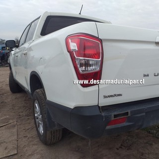 Repuestos y Desarmaduria SSANGYONG MUSSO 2.2 D22Y DOHC 16 VALV 4X4 DIESEL 2018 2019 2020 2021